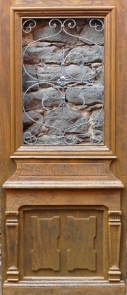 Antike Haustüren Neogotik Eiche
