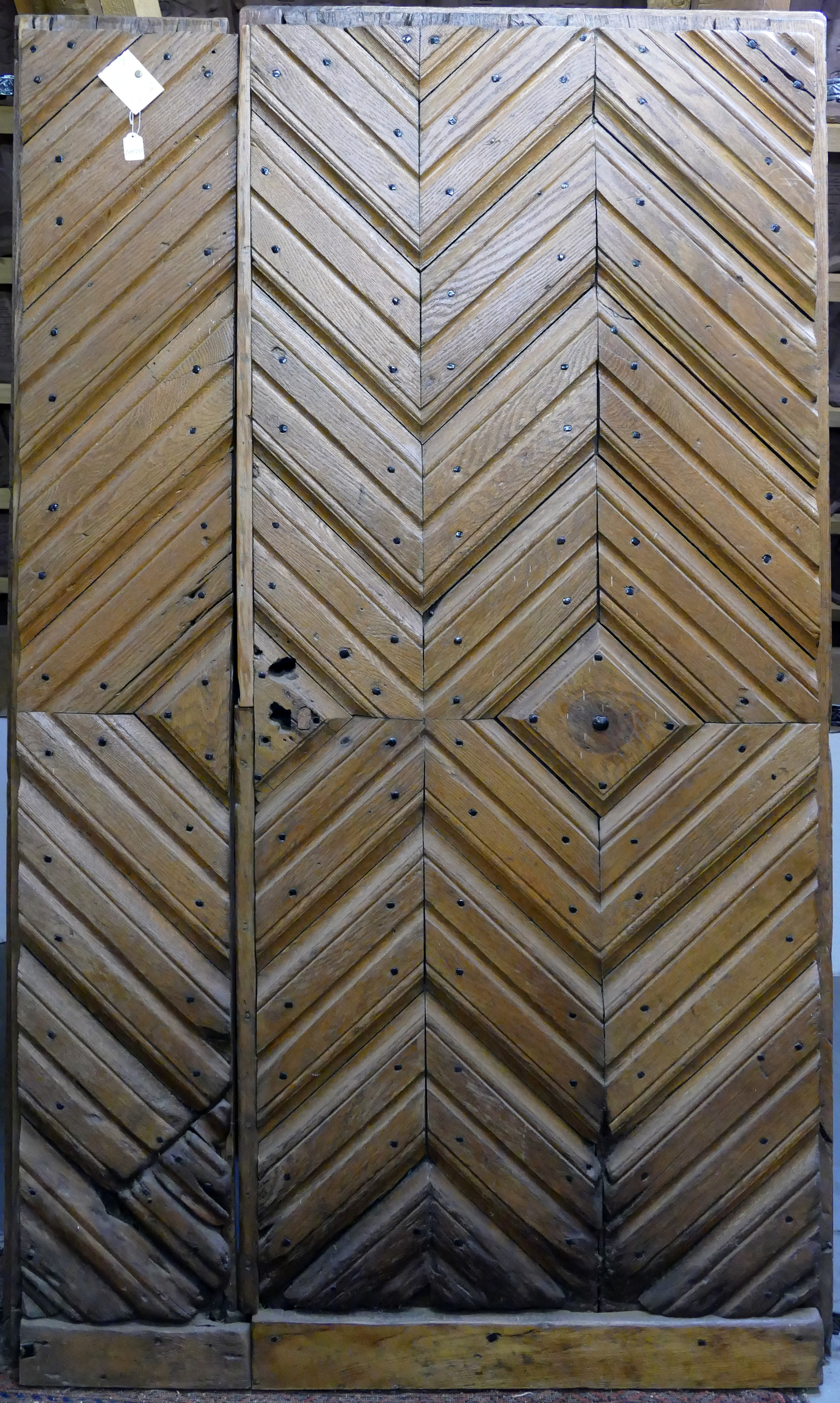 Antike Haustür 2flg. Renaissance - Bau-Antik | Historische Türen und