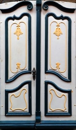 Antike Haust&uuml;ren Rokoko Fichte