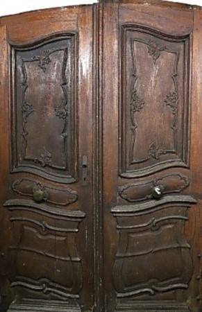 Antike Haust&uuml;ren Rokoko Eiche 