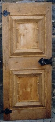 Antike Musselinglas-Türen 0 Eiche