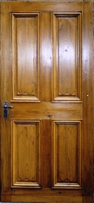Antike Musselinglas-Türen Barock Fichte/Tanne