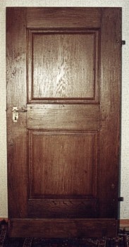 Antike Musselinglas-Türen Barock Eiche
