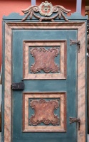 Antike Musselinglas-Türen Barock 
