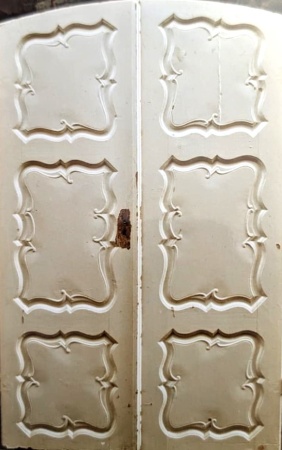 Antike Zimmert&uuml;ren Barock Lindenholz 