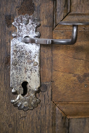 Antike Zimmert&uuml;ren Barock Eiche