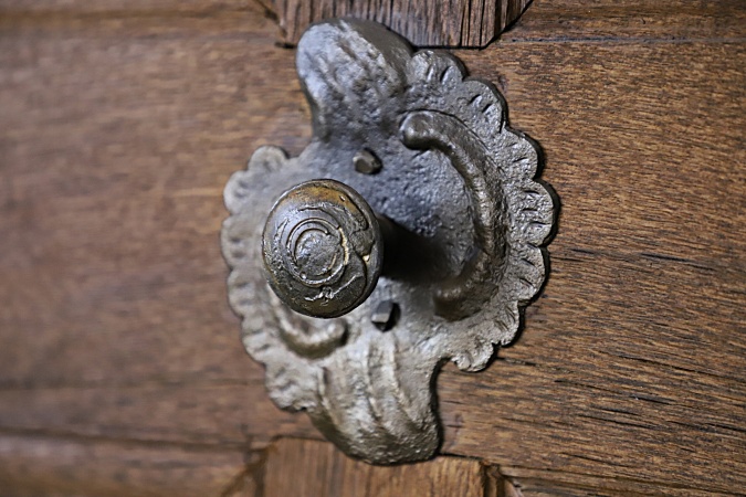Antike Zimmert&uuml;ren Barock Eiche