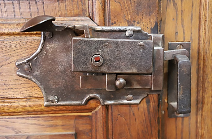 Antike Zimmert&uuml;ren Barock Eiche