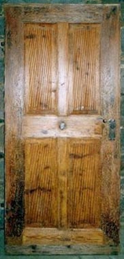 Antike Zimmertüren mit Glas Biedermeier Kirschbaum