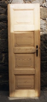 Antike Musselinglas-Türen Biedermeier Fichte
