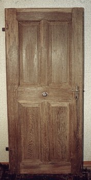 Antike Musselinglas-Türen Biedermeier Eiche
