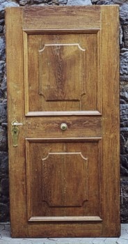 Antike Musselinglas-Türen Renaissance Eiche