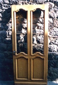 Antike Musselinglas-Türen 0 Fichte/Tanne