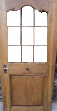 Antike Zimmertüren mit Glas Barock Eiche