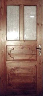 Antike Zimmertüren mit Glas Barock Fichte/Tanne