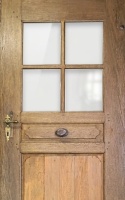 Antike Zimmert&uuml;ren mit Glas Barock 