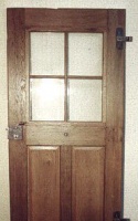 Antike Zimmertüren mit Glas Biedermeier 