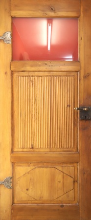 Antike Zimmertüren mit Glas Biedermeier Fichte 