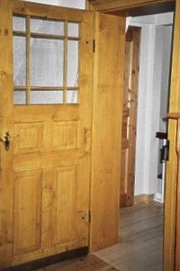 Antike Zimmertüren mit Glas Gründerzeit Fichte/Tanne