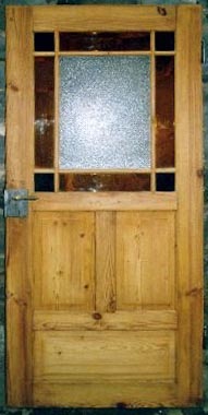 Antike Zimmertüren mit Glas Gründerzeit Fichte/Tanne