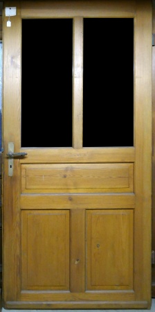 Antike Zimmertüren mit Glas Gründerzeit Fichte