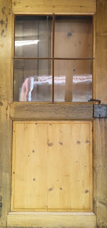 Antike Zimmertüren mit Glas Gründerzeit Eiche