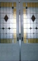 Antike Zimmertüren mit Glas Jugendstil 