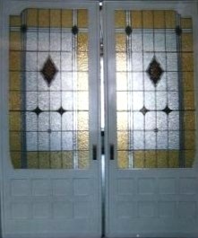 Antike Zimmertüren mit Glas Jugendstil 