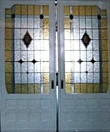 Antike Zimmertüren mit Glas Jugendstil 