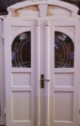 Antike Zimmertüren mit Glas Jugendstil 