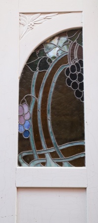 Antike Zimmertüren mit Glas Jugendstil Kiefer