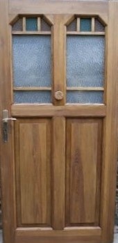 Antike Zimmertüren mit Glas Jugendstil Fichte/Tanne