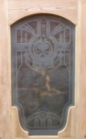 Antike Zimmertüren mit Glas Jugendstil 