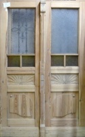 Antike Zimmertüren mit Glas Jugendstil 