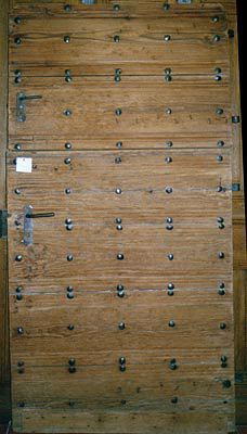 Antike Musselinglas-Türen Barock Fichte/Tanne