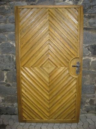Antike Musselinglas-Türen 0 Eiche