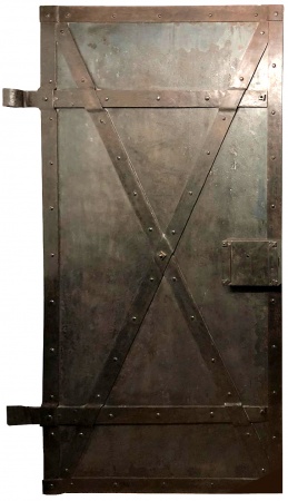 Antike Burgtüren/Mittelaltertüren/Weinkellertüren Biedermeier Eisen