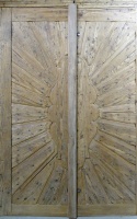 Antike Musselinglas-Türen Renaissance 