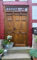 Antike Musselinglas-Türen 0 