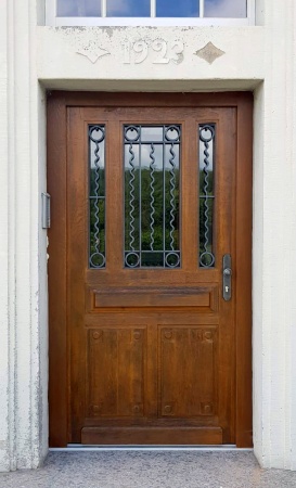 Antike Haustüren Jugendstil Eiche