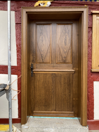 Antike Musselinglas-Türen Klassizismus Eiche 