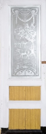 Glast&uuml;ren aus Paris Jugendstil Fichte/Tanne