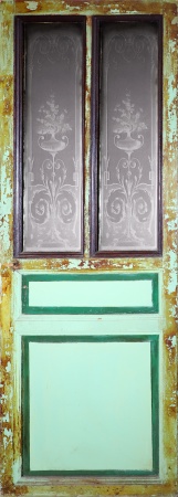 Glast&uuml;ren aus Paris Jugendstil Fichte/Tanne