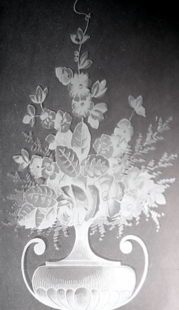 Glast&uuml;ren aus Paris Jugendstil Fichte/Tanne