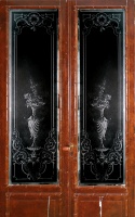 Glastüren aus Paris Jugendstil 
