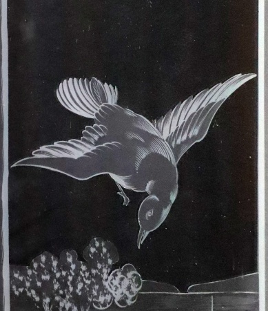 Glast&uuml;ren aus Paris Jugendstil Fichte/Tanne