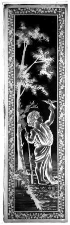 Glast&uuml;ren aus Paris Jugendstil 