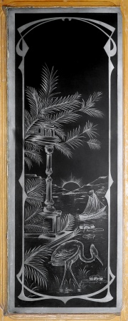 Glast&uuml;ren aus Paris Jugendstil 