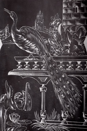 Glast&uuml;ren aus Paris Jugendstil 