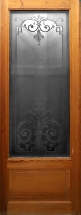 Glast&uuml;ren aus Paris Jugendstil 